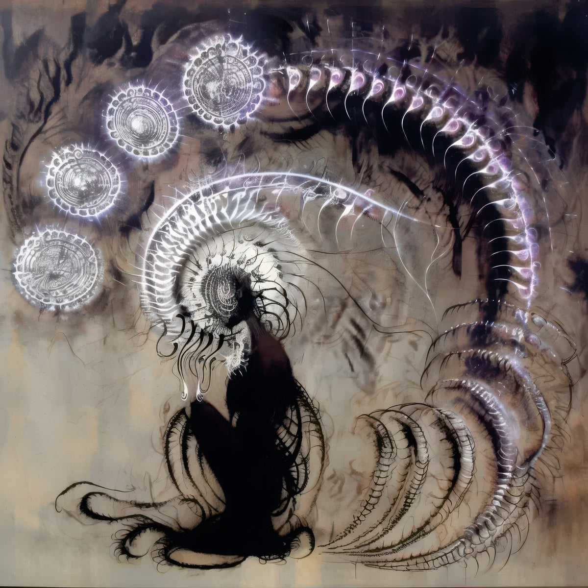 Bone Spiral — art poster by iwhiteplant