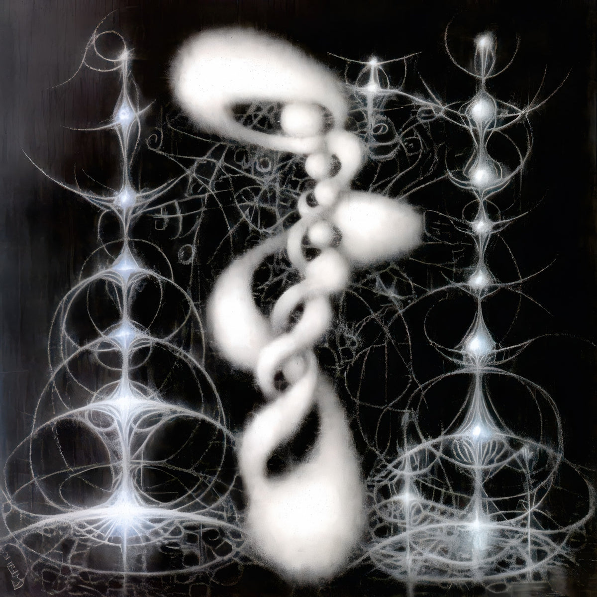 Chain Spirit — art poster by iwhiteplant