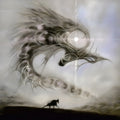 Cloud Dragon — art poster by iwhiteplant