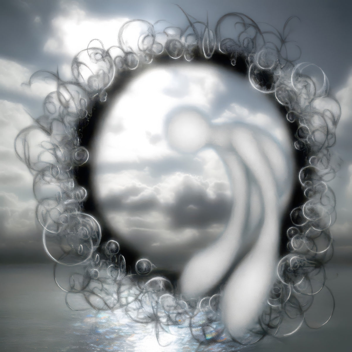 Cloud Ring — art poster by iwhiteplant