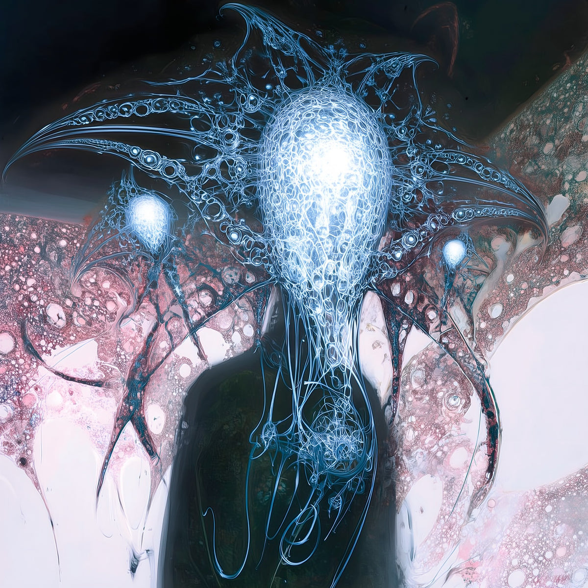 Lantern Head — art poster by iwhiteplant