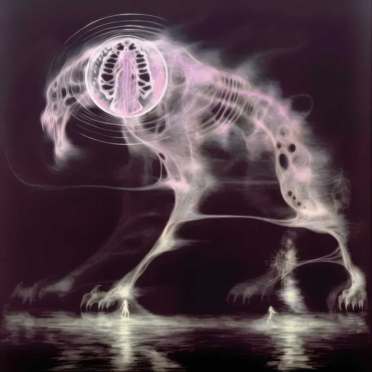 Moon Beast — art poster by iwhiteplant