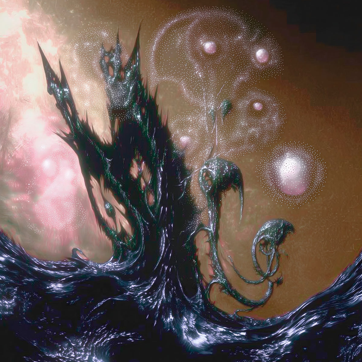 Sea Spires — art poster by iwhiteplant