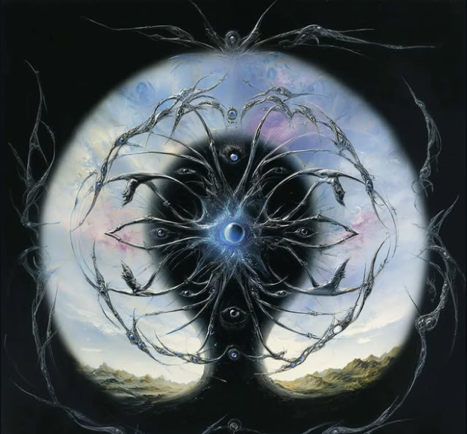 Moon Ring — original artwork by Ruslan Holovko